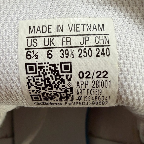 Adidas Stan Smith Primegreen FX7519 Cloud White Green US 6.5 Sneakers - Picture 7 of 7